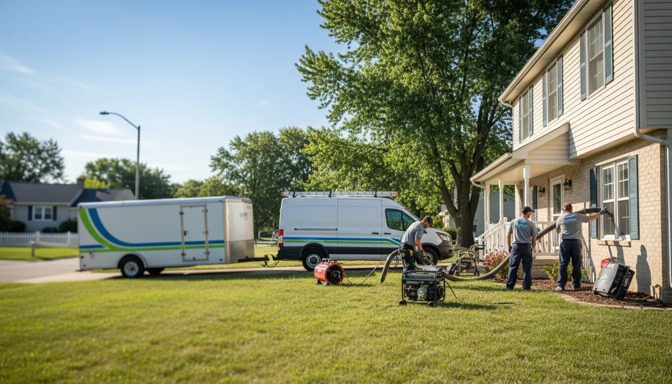 Flooded Basement Restoration And Cleanup With Repair in Steen, MN near me